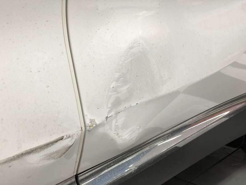 쏘렌토 덴트 시공 사진