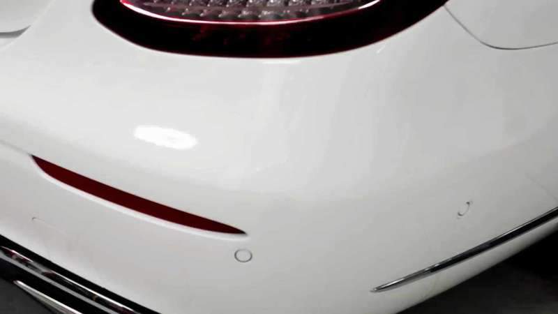 마포구 덴트 전문점 벤츠 E450 리어 범퍼 판금 도색 시공 후