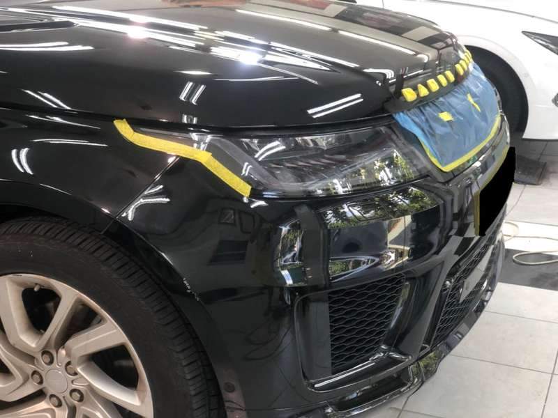 랜드로버 디스커버리 스포츠 광택 덴트 시공 사진