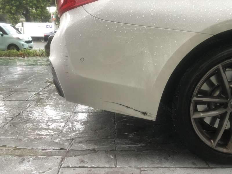 BMW 520d 덴트 시공 사진