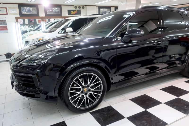 포르쉐 카이엔 덴트 시공 사진