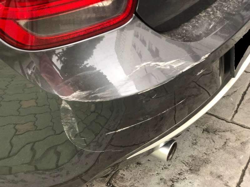 BMW 118d 덴트 시공 사진