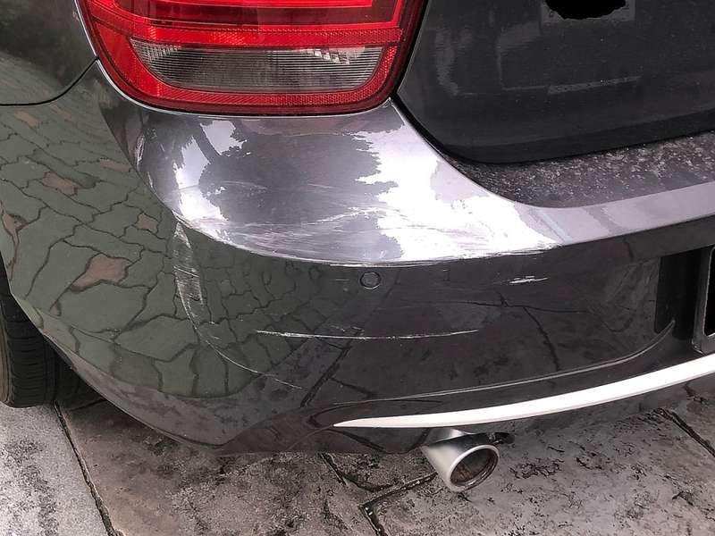 BMW 118d 덴트 시공 사진