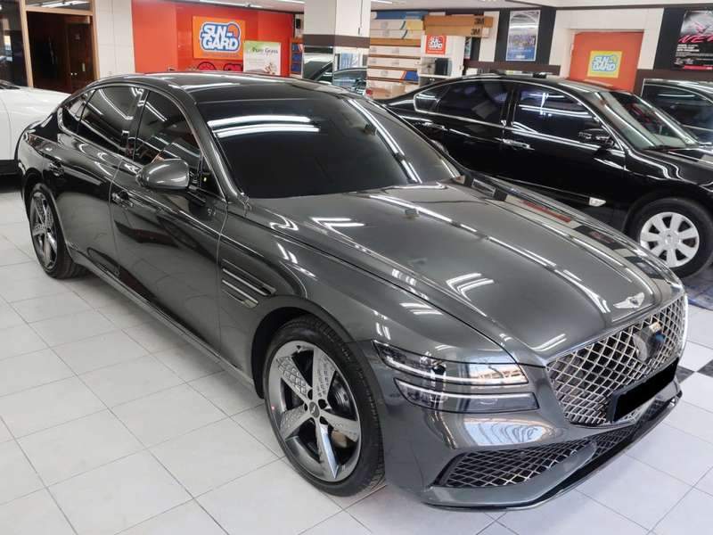 제네시스 G80 덴트 시공 사진