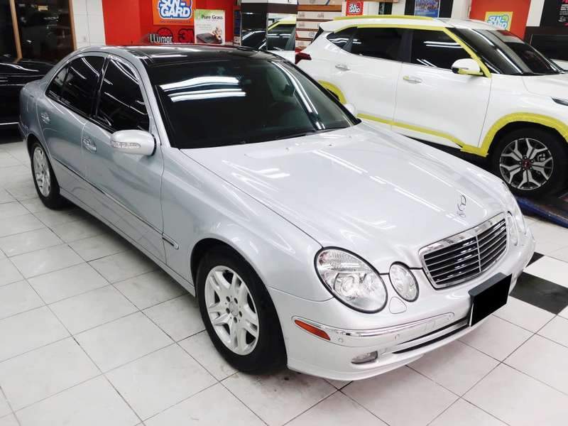 마포구 휠 복원 벤츠 W211 E350 16인치 다이아 커팅 휠 복원