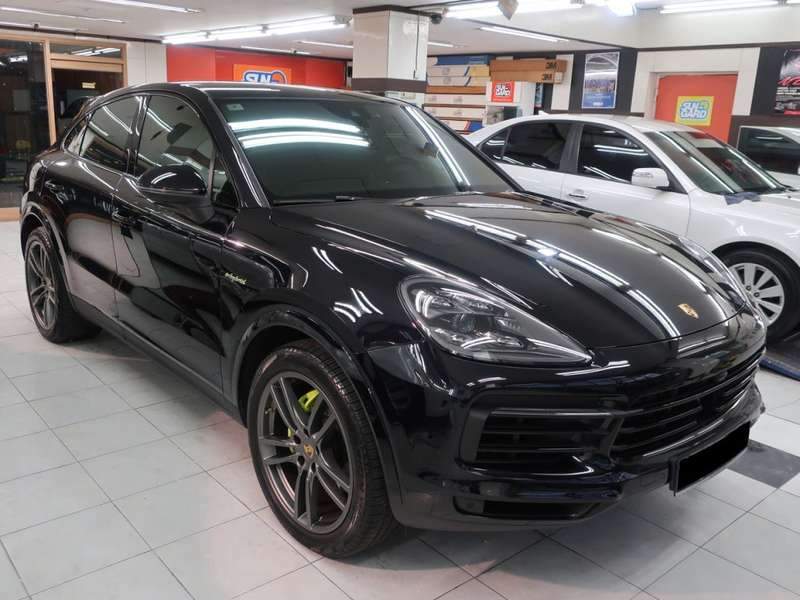 포르쉐 카이엔 유리막 코팅 시공 사진