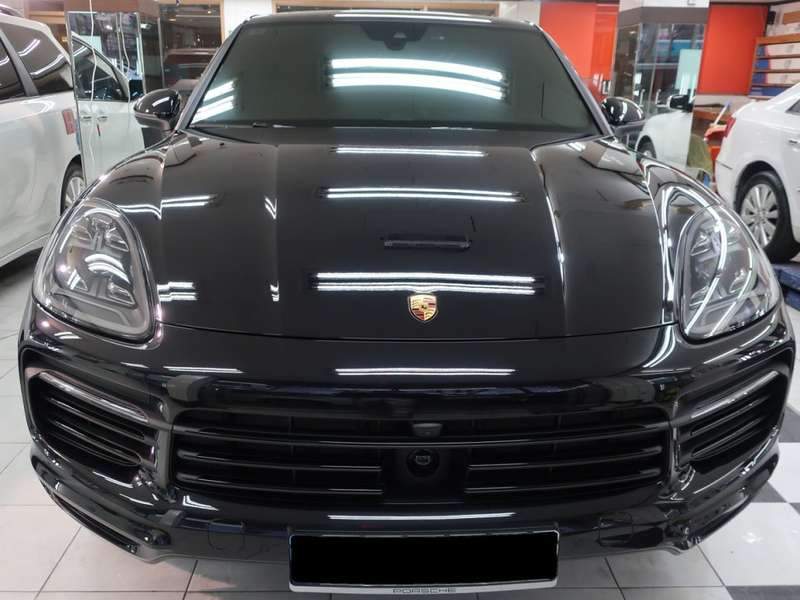 포르쉐 카이엔 유리막 코팅 시공 사진