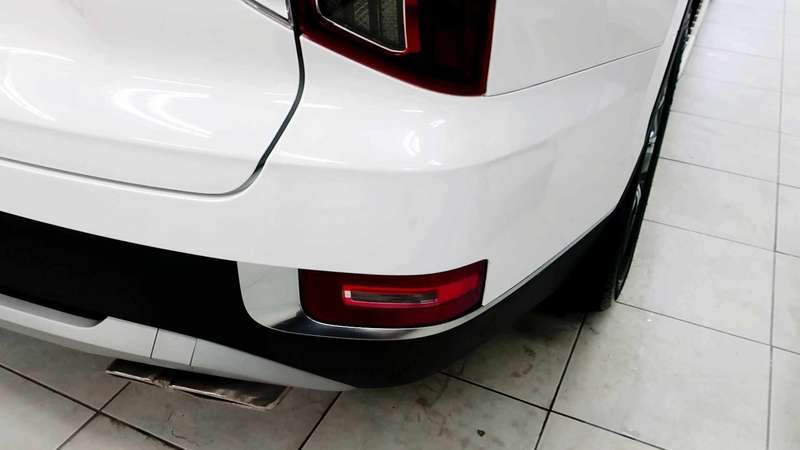 마포구 덴트 전문점 현대 팰리세이드 리어 범퍼 판금 도 시공 후