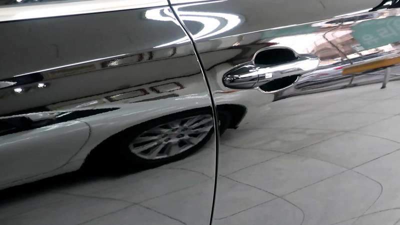 마포구 덴트 그랜저 찌그러진 리어 도어 판금 도색 복원 시공 후