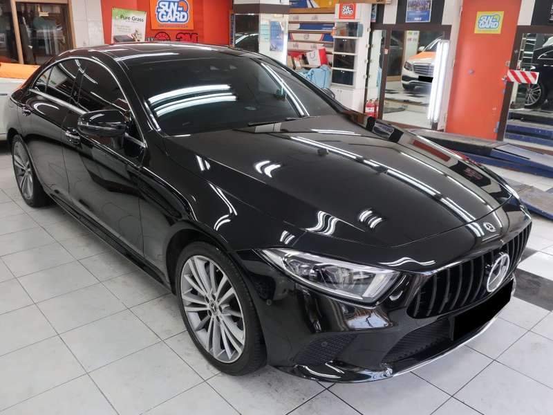 마포구 벤츠 CLS400d 앞 범퍼 미세한 상처 판금 도색 복원