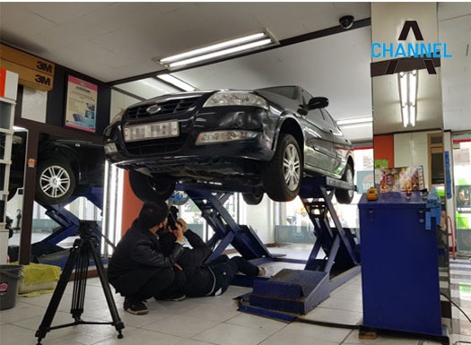 모터큐브 시공 현장