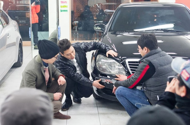 XTM 더번커 모터큐브 촬영 현장 – 수입차 보험 사고 복원 기술 검증