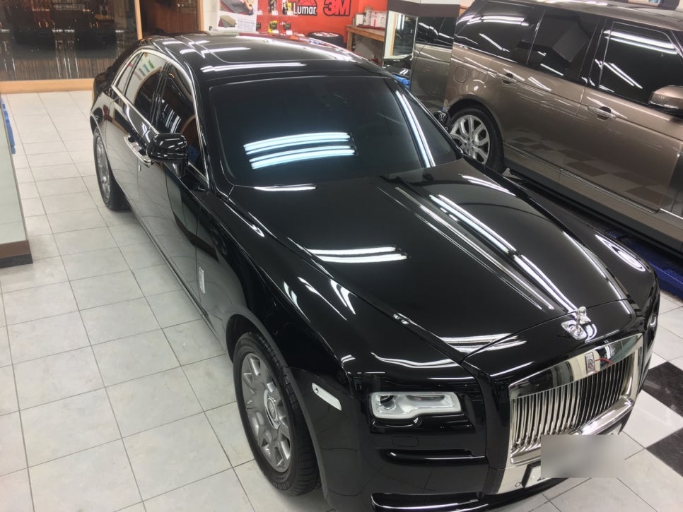 수입차 시공 완료 차량